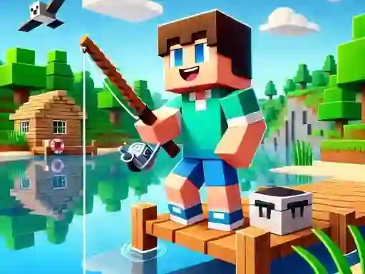 Žaidimas Noob fun fishing internete