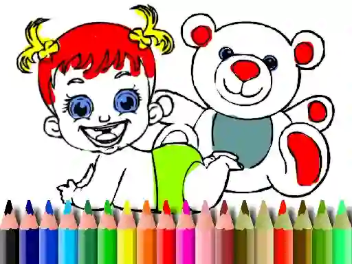 Žaidimas Back To School: Baby Doll Coloring internete