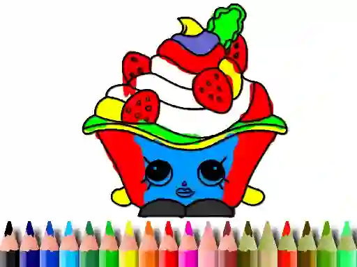 Žaidimas Back To School: Cake Coloring Book internete
