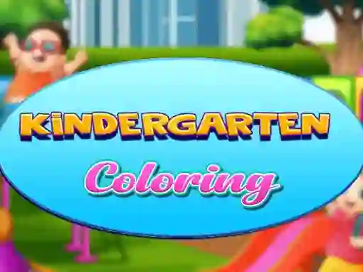 Žaidimas Kindergarten Coloring internete