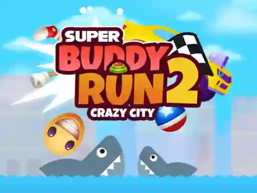 Žaidimas Super Buddy Run 2 Crazy City internete