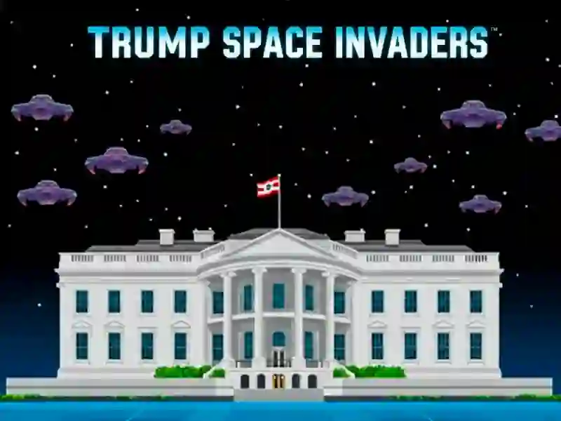Žaidimas Trump Space Invaders internete