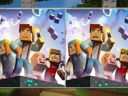 Žaidimas Pixel Craft Differences internete