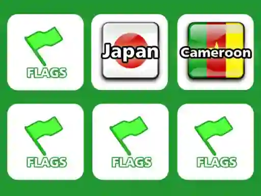 Žaidimas Memory With Flags internete