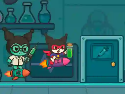 Žaidimas Kitty Kuro Lab Escape internete