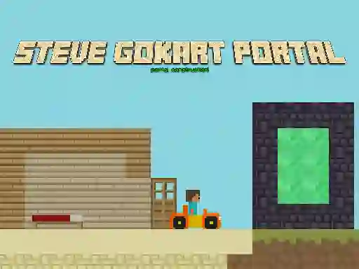 Žaidimas Steve GoKart Portal internete