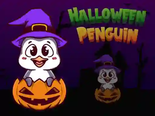 Žaidimas Halloween Penguin internete