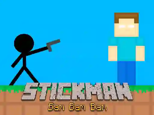 Žaidimas Stickman Bam Bam Bam internete