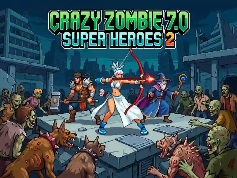 Žaidimas Crazy Zombie 7.0 Super Heroes 2 internete