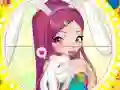Žaidimas Winx bunny style: Round Puzzle internete