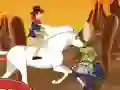 Žaidimas Cowboy Shoot Zombies internete