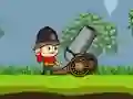 Žaidimas Cannons and Soldiers mountain offense internete