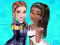 Žaidimas Elsa And Tiana Workout Buddies internete