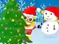 Žaidimas Minions Christmas Snowball Wars internete