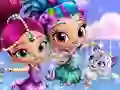 Žaidimas Shimmer and Shine Dress up internete