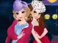 Žaidimas Anna and Elsa Cocktail Dresses internete