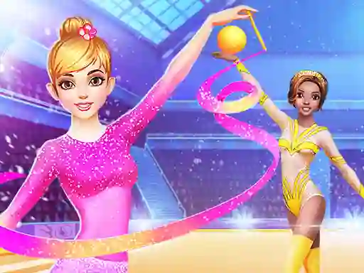 Žaidimas Gymnastics Girls Dress Up Game internete