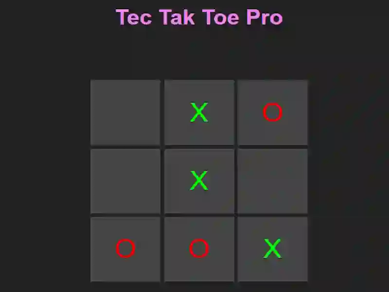 Žaidimas Tec Tak Toe Pro internete