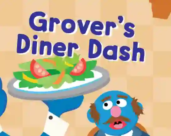 Žaidimas 123 Sesame Street: Grover's Diner Dash internete
