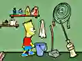 Žaidimas Bart Simpson Saw internete