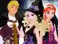 Žaidimas Frozen Team Halloween internete