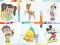 Žaidimas Cartoon Characters: Memory internete