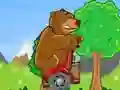 Žaidimas Bear on a Scooter internete