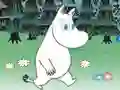 Žaidimas Moomins: reading with adjectives internete