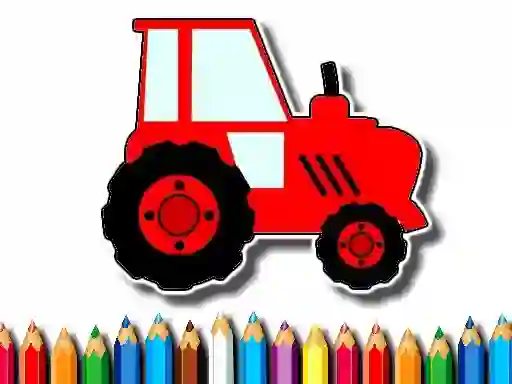 Žaidimas Easy Kids Coloring Tractor internete