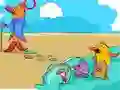 Žaidimas Cartoon Birds Differences internete