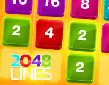 Žaidimas 2048 Lines internete