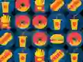 Žaidimas Fast Food Match 3 internete