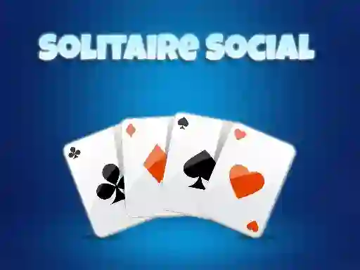 Žaidimas Solitaire Social internete