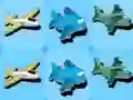 Žaidimas Big Fast Airplanes Match 3 internete