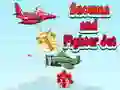 Žaidimas Snowman and Fighter Jet internete