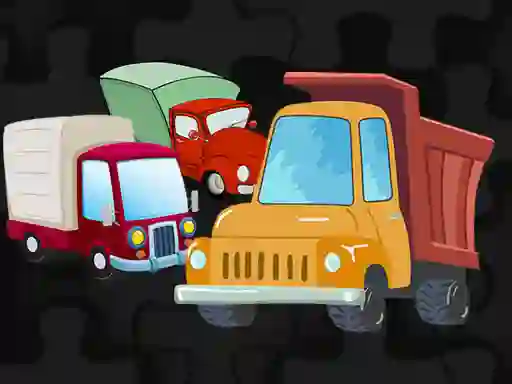 Žaidimas Cartoon Truck Jigsaw internete