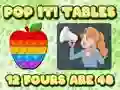 Žaidimas Pop It  Tables internete