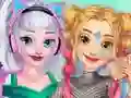 Žaidimas Elsa and Rapunzel Future Fashion internete