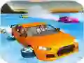 Žaidimas Crazy Water Surfing Car Race internete