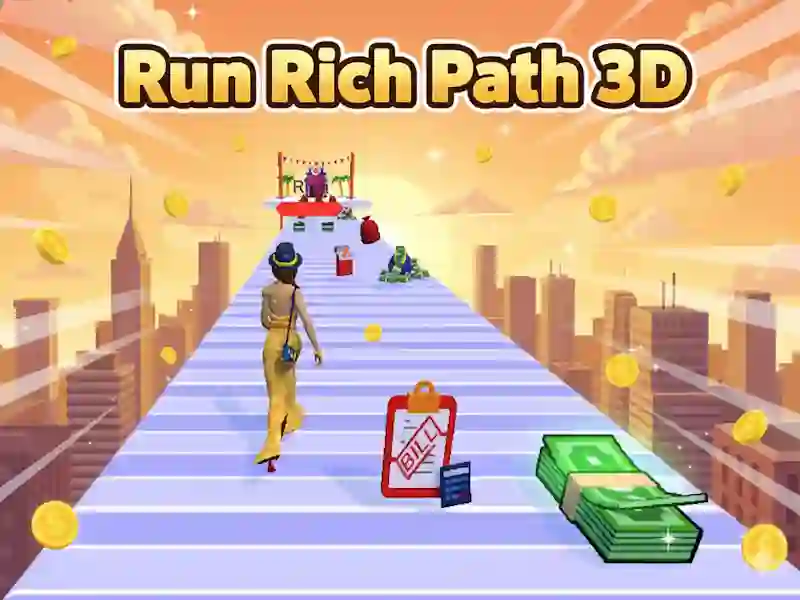 Žaidimas Run Rich Path 3D internete