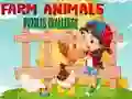 Žaidimas Farm Animals Puzzles Challenge internete