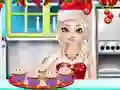 Žaidimas Frozen Christmas Cupcake Maker internete
