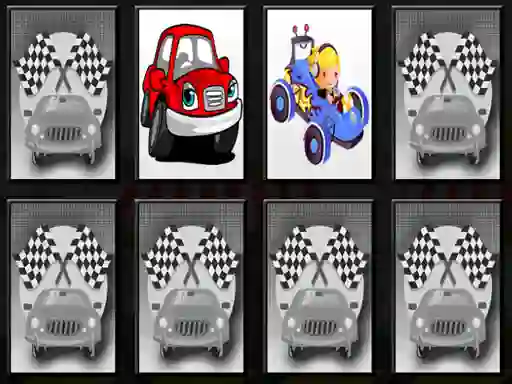 Žaidimas Racing Cars Memory internete