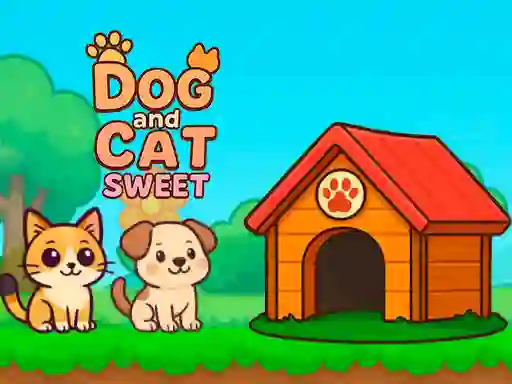 Žaidimas Dog and Cat Sweet internete