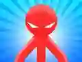 Žaidimas Red Stickman vs Monster School internete