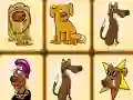 Žaidimas Mahjong dogs internete