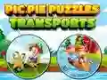 Žaidimas Pic Pie Puzzles Transports internete