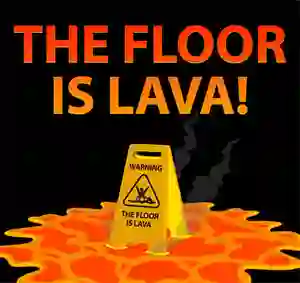 Žaidimas The Floor is Lava internete