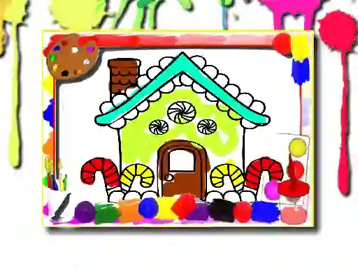 Žaidimas House Coloring Book internete