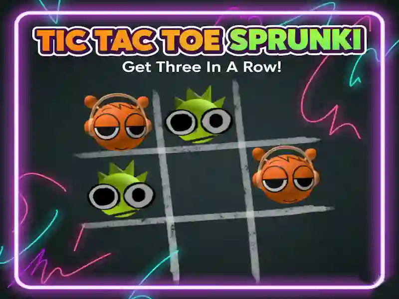 Žaidimas Tic Tac Toe Sprunki internete